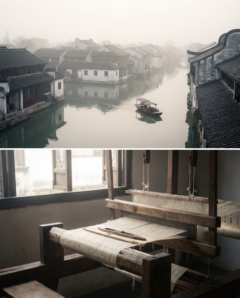 Illustration: Jiaxing silk-region atmosphere